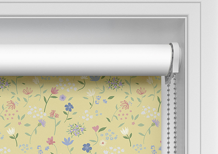 Cottage Garden, Pastel Yellow - Twist&Fit Roller Blind - Image 11
